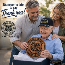 Load image into Gallery viewer, Military Plaques Veteran Gift Service Branch Emblem Display Custom Military Retirement Present Patriotic Wall Art Solid Wood __etsy:7943752715