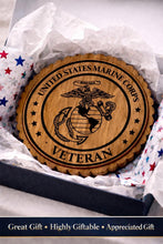Load image into Gallery viewer, Military Plaques Veteran Gift Service Branch Emblem Display Custom Military Retirement Present Patriotic Wall Art Solid Wood __etsy:7943795065