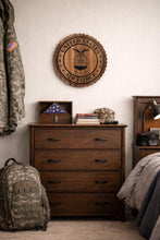 Load image into Gallery viewer, Military Plaques Veteran Gift Service Branch Emblem Display Custom Military Retirement Present Patriotic Wall Art Solid Wood __etsy:7895746368