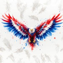 Load image into Gallery viewer, America 250 Eagle Sublimation Design Bundle Patriotic Watercolor Png Graphics Red White Blue Independence Day Fourth July Digital Download Instant Transfer Shirt Design Files Usa Celebration Apparel Boutique Quality High Resolution Format __etsy:7994410804