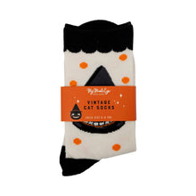 Load image into Gallery viewer, VHP1050 -  Vintage Cat Socks: Child Medium