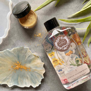 Amy Howard Acrylic Glacier Resin Bundle: 16 oz. Bundle  great for  molds moulds, like Prima Redesign, IOD. Iron Orchid Designs, LaBlanche and many more