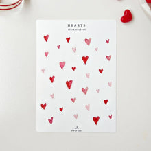 Load image into Gallery viewer, Valentine sticker sheets