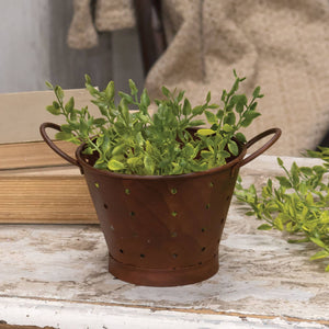 Rusty Metal Colander