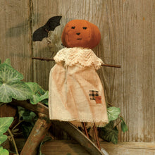 Load image into Gallery viewer, Patches Pumpkin Girl Ornament