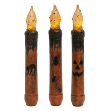 Load image into Gallery viewer, Halloween Timer Taper, 3 Assorted