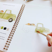 Load image into Gallery viewer, Autumn watercolor workbook