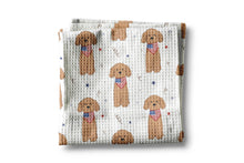 Load image into Gallery viewer, Dog Pet July 4 Patriotic Red White Blue Flag Kitchen Towel