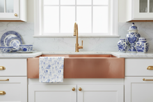 Load image into Gallery viewer, Dog Chinoiserie Kitchen Towel - Copper Sink Revised
