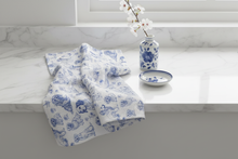 Load image into Gallery viewer, Dog Chinoiserie Kitchen Towel Lifestyle