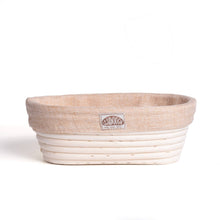 Load image into Gallery viewer, 13" Oblong Proofing Bread Basket with Liner – 123Dough