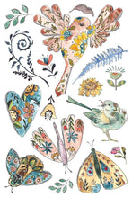 Load image into Gallery viewer, Furniture Rub on Transfer – Iod Fern Fables Woodland Botanical 8x12