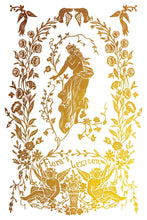 Load image into Gallery viewer, Furniture Transfer Paper – Gold &amp; Silver Rubon Gilded Designs by Iod