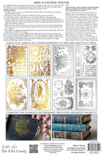 Load image into Gallery viewer, Furniture Transfer Paper – Gold &amp; Silver Rubon Gilded Designs by Iod