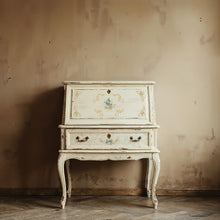 Load image into Gallery viewer, Furniture Makeover Transfer Kit IOD Alfred Peats Paint Inlay Eight Sheet Collection Vintage Victorian Floral Design Blue Gold Ornamental Pattern Shabby Chic French Country Style Reusable Decorative Sheets Cabinet Dresser Refinish Supply DIY