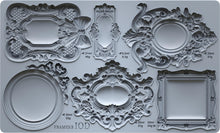 Load image into Gallery viewer, Baroque Silicone Mold Vintage Frame Casting Tool IOD Furniture Embellishment Supplies Ornate Design Collection Resin Art Crafting Essential Flexible Food Safe Material DIY Restoration Projects Mixed Media Supplies Detailed Medallion Frame