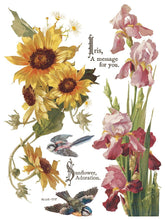 Load image into Gallery viewer, Furniture Transfer Decal – Vintage Botanical Rubon Flowers by Poets