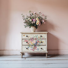 Load image into Gallery viewer, IOD Furniture Transfer Pad Marché Des Fleurs Vintage Botanical Design Rub On Transfer Sheets Large Format Floral Furniture Makeover Supplies Shabby Chic Refinishing Projects Cottage Style Transformation DIY Home Renovation Painted Furniture