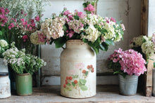 Load image into Gallery viewer, Vintage Floral Furniture Transfer Sheets Shabby Chic Refinishing Supplies IOD Marché Des Fleurs Botanical Design Rub On Transfer Pad DIY Furniture Makeover Projects Cottage Style Painted Furniture French Country Home Renovation Large Format