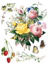 Load image into Gallery viewer, Furniture Restoration Transfer Sheets IOD Vintage Botanical Design Marché Des Fleurs Floral Transfer Pad Shabby Chic Refinishing Supplies Rub On Furniture Makeover Cottage Style Painted Furniture French Country Home Projects DIY Renovation