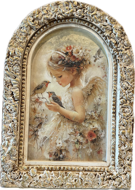 IOD, Iron Orchid Designs Arch Wooden Frame Blank