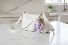 Load image into Gallery viewer, Mini Lavender Bunny Keychain - Bag Tag