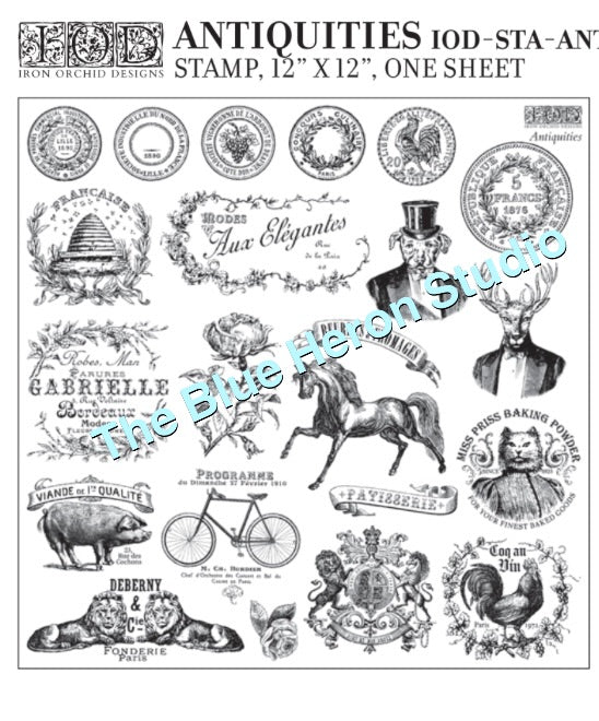 IOD Iron Orchid Design Decor Stamp Antiquities