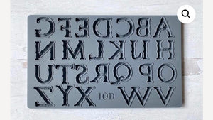 IOD Iron Orchid Designs Victoria Alphabet Mould