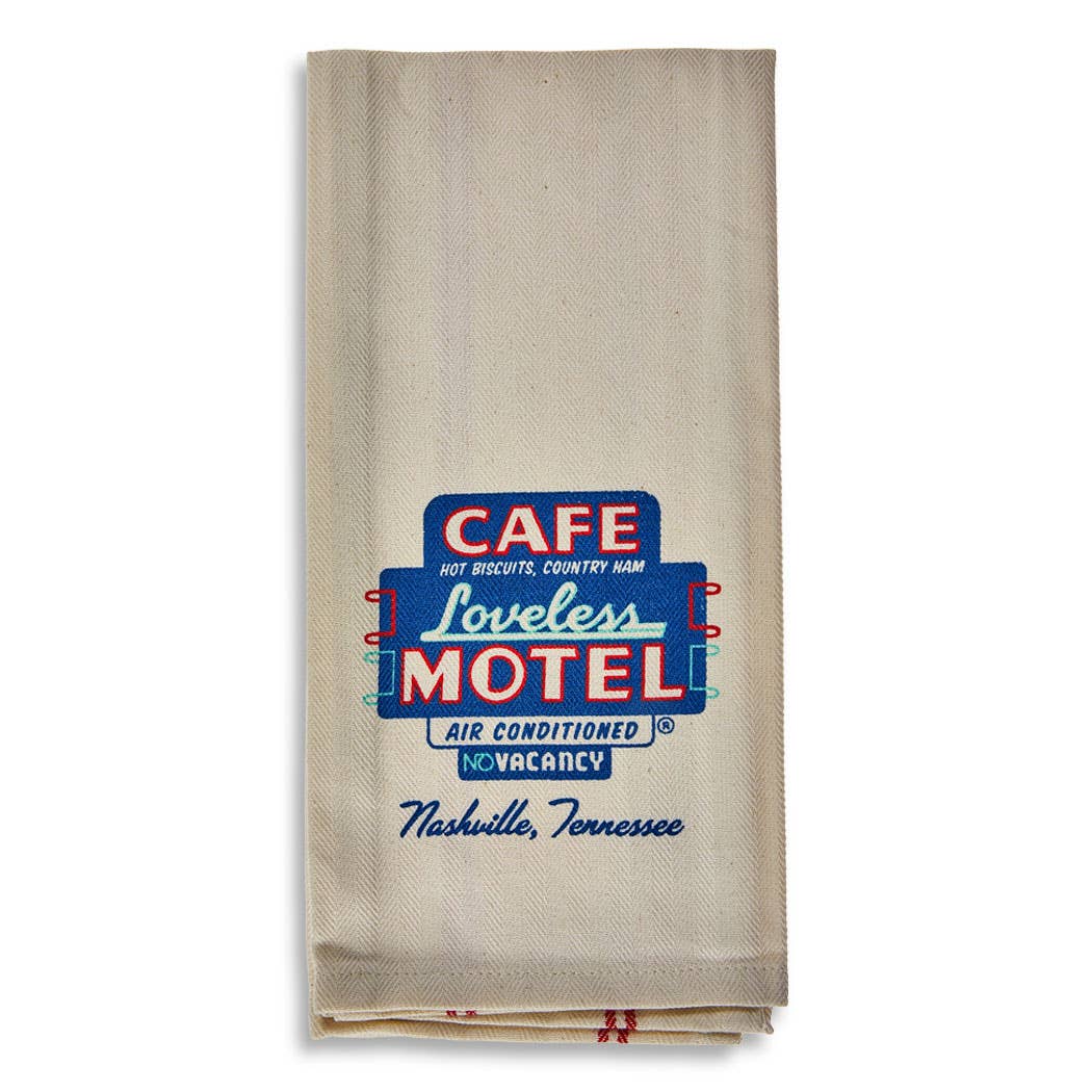 Loveless Cafe Motel Sign Towel
