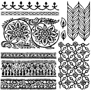 IOD Iron Orchid Designs Stamp Bohemia