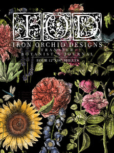 IOD Iron Orchid Designs Botanist Journal Transfer