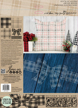 Load image into Gallery viewer, Pretty in Plaid, IOD, Iron Orchid Designs stamp