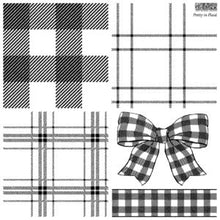 Load image into Gallery viewer, Pretty in Plaid, IOD, Iron Orchid Designs stamp