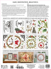 Load image into Gallery viewer, IOD Iron Orchid 2022 Holiday Release Christmas Valley Transfer Pad