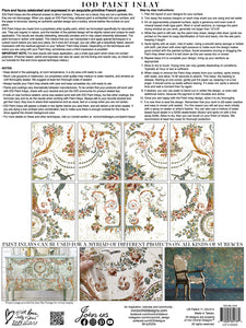 Iron Orchid Designs, IOD   Paint Inlay Chateau