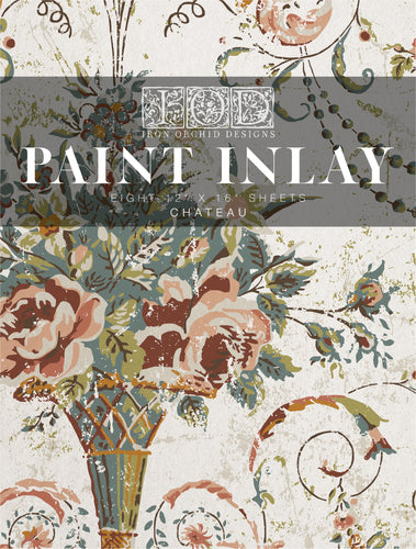 Iron Orchid Designs, IOD   Paint Inlay Chateau