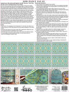 IOD Iron Orchid Designs Morocco Designs Paint Inlay Border Design