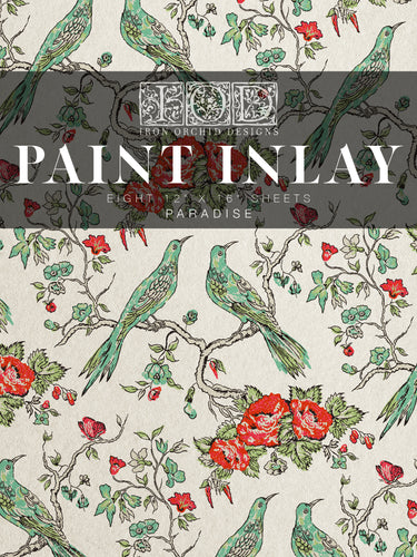 IOD Iron Orchid Designs Paint Inlay  Paradise