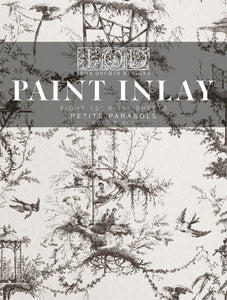 NEW RELEASE FOR SUMMER OF 2022  IOD Iron Orchid Designs, Paint Inlay, Les Petit Parasols