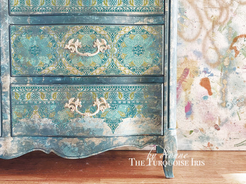 IOD Iron Orchid Designs Morocco Designs Paint Inlay Border Design