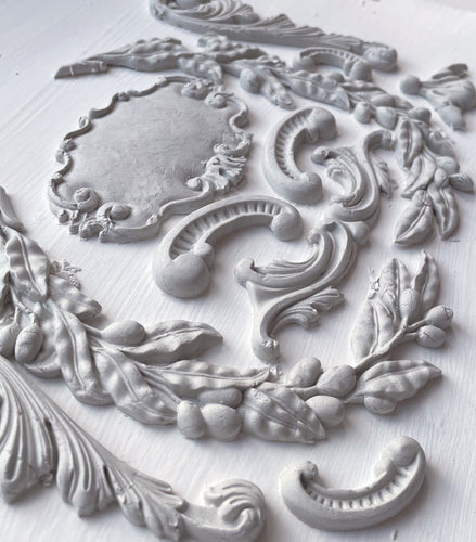 NEW RELEASE FOR SUMMER 2022 IOD Iron Orchid D esigns Olive Crest Mould Mold