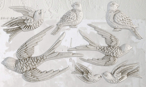 IOD Iron Orchid Designs Mould Mold Birdsong