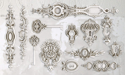 Iron Orchid Designs, IOD Mould Mold Lock and Keys