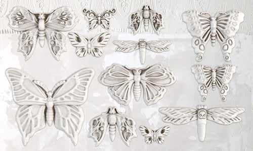 IOD Iron Orchid Decor Mould, Mold Monarch Butterfly