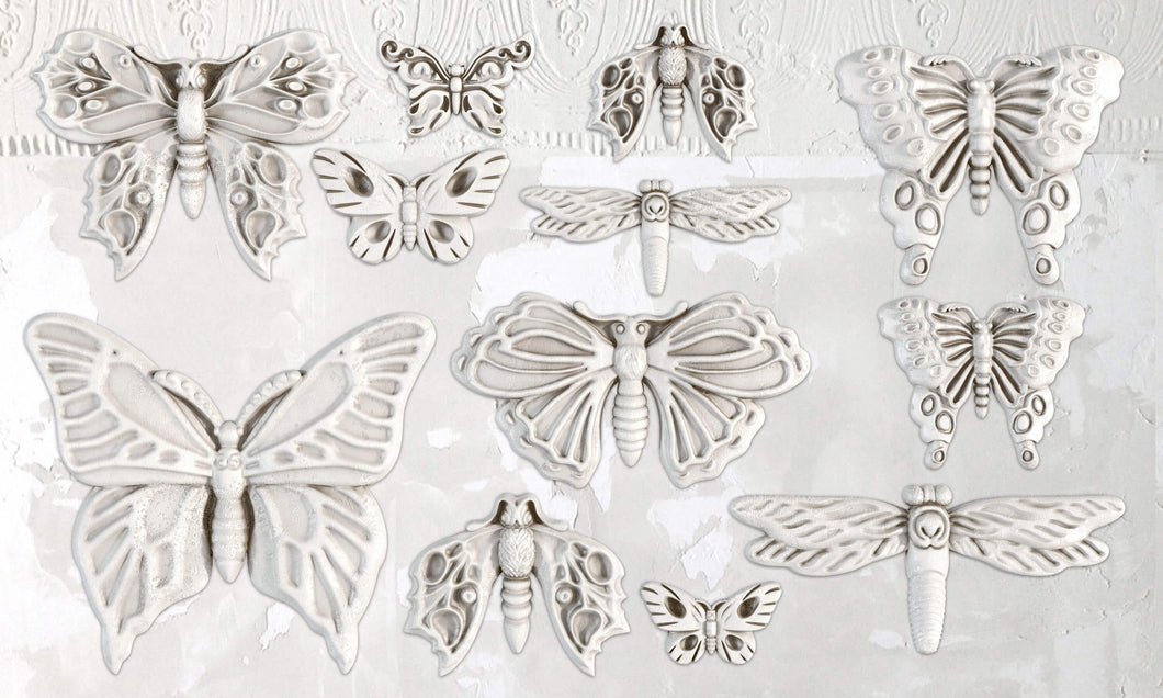 IOD Iron Orchid Decor Mould, Mold Monarch Butterfly