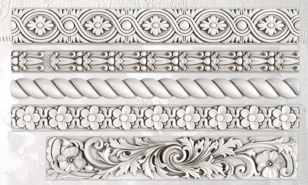 IOD Iron Orchid Decor Mould  Mold Trimmings Two 2