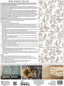 IOD Iron Orchid Designs Grisaille Toile Paint Inlay