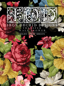 IOD Iron Orchid Designs Wallflower Transfer Pad