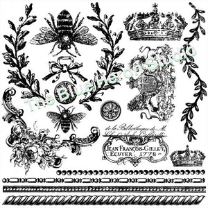 IOD Iron Designs Queen Bee Stamp