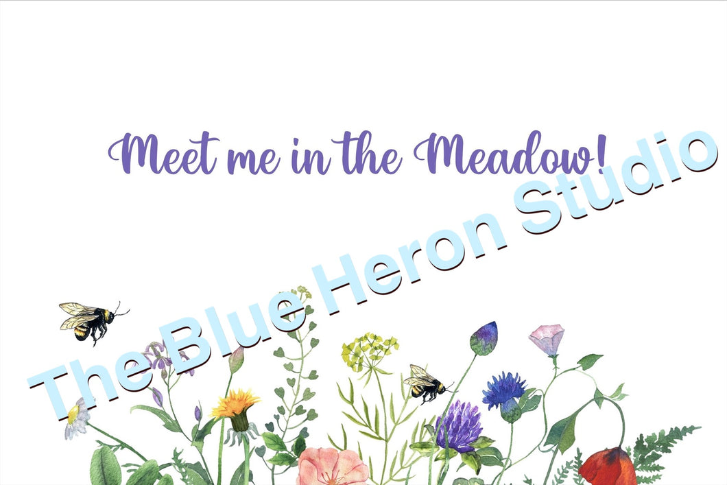 Meet me in the Meadow Print